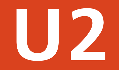 Linienymbol U2 der Berlienr U-Bahn