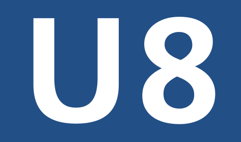 Linienymbol U8 der Berlienr U-Bahn